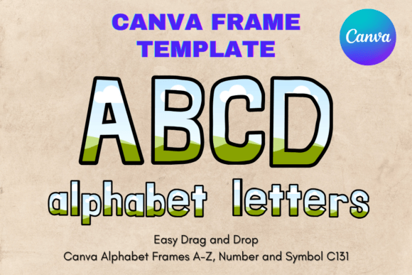 Design Impactful Monograms with Canva Letters Frame Alphabet Template131