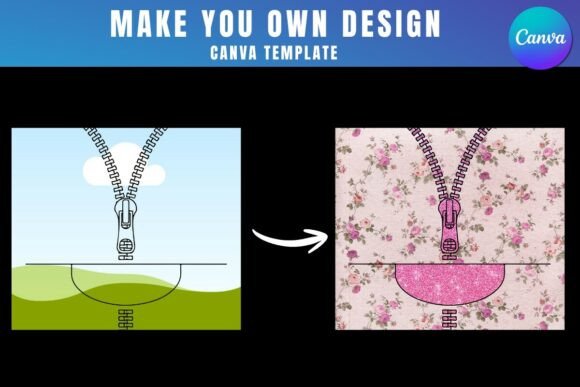 Designing Custom Zipper Tumbler Wraps in Canva