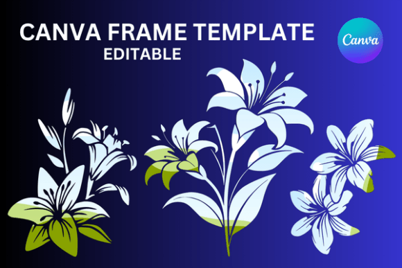 Lily Flowers Canva Frame: Elevate Your Digital Designs