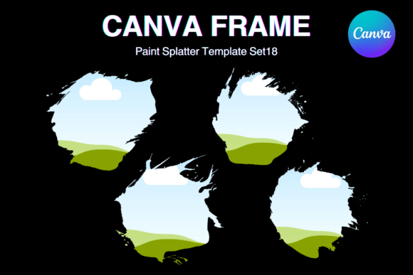 Paint Brush Brush Stroke Canva Frame_18: Creative Frames