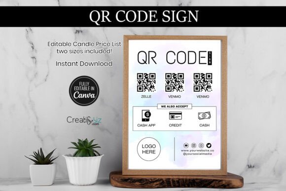 Streamline Transactions with a QR Code Sign Template